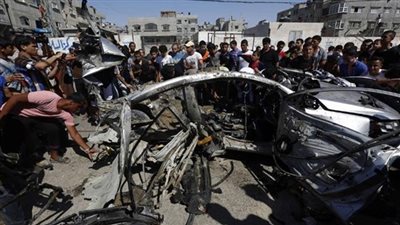 استشهاد 4 فلسطينيين في أول خرق إسرائيلي للهدنة بغزة