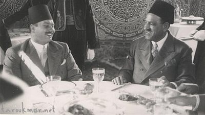 فاروق يطالب بريطانيا بخروج حكومة النحاس