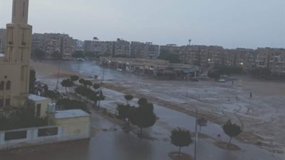 رعد وبرق وأمطار غزيرة في الشرقية (فيديو وصور)