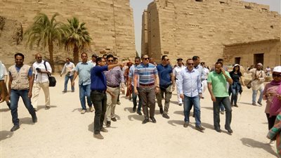 6 معلومات عن المحور الجنوبي بمعابد الكرنك (صور)