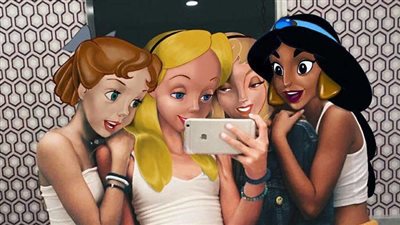 فنان يدمج شخصيات ديزني مع شخصيات هوليوود الشهيرة (صور)