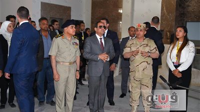 يوم رئاسي مكثف.. السيسي يتفقد أنفاق القناة وأعمال تشييد منتجع الفرسان.. يشارك في جلسة «التنمية المستدامة».. يناقش ارتفاع الأسعار.. يكلف الحكومة بسرعة تنفيذ المشروعات القومية.. ويصارح الشعب ا