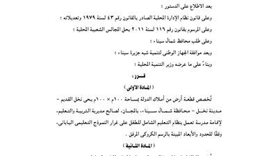 6 قرارات لرئيس الوزراء بتخصيص أراض لإقامة مشروعات