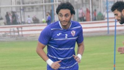 تدريبات بدنية لمحمد مجدي مع أمير عزمي بمران الزمالك