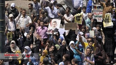 شل حركة المرور بميدان الجيزة بسبب مظاهرات إرهابيي 