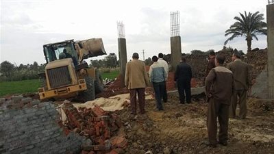 إزالة 37 حالة تعدٍ على الأراضي الزراعية في الشرقية