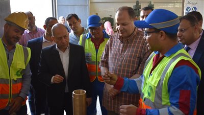 محافظ الفيوم يتفقد عمليات 