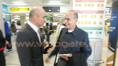 بالصور.. السفير المصري بأنجولا يودع بعثة الأهلي