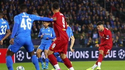 ليفربول يتقدم على جينك 0/1 في الشوط الأول بدوري الأبطال (فيديو)