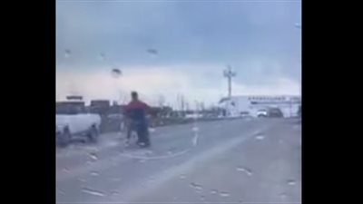 حادث تصادم مروع بين دراجتين ناريتين (فيديو)