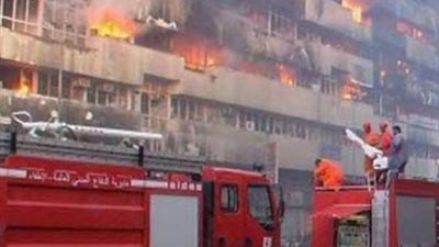 قوات الحماية المدنية بالشرقية تسيطر على حريق في معهد ديني