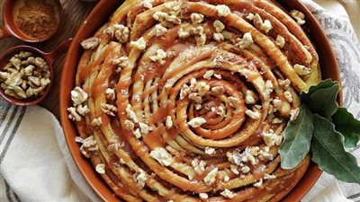 طريقة عمل كيك السينابون من الشيف عظيمة