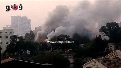 بالفيديو والصور.. لحظة اشتعال النيران في «دار الأوبرا»