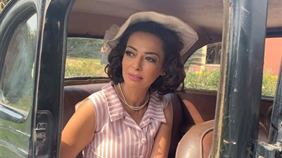 داليا مصطفى في كواليس 