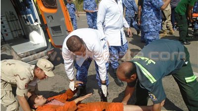 إصابة 6 من أسرة واحدة في حادث بالغردقة