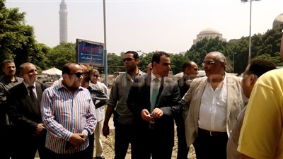 بالصور.. وزير الثقافة يتفقد آثار حريق مخازن دار الأوبرا