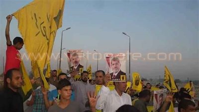 مسيرة صباحية لأعضاء الإرهابية في الشرقية