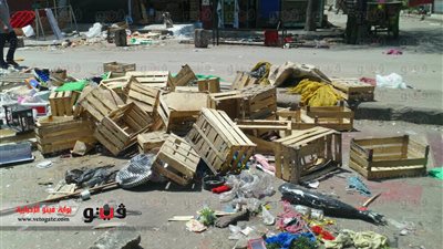 بالفيديو والصور.. حملة مكبرة لإزالة الإشغالات بإمبابة