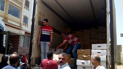 توزيع 18 طن دواجن على القرى الأكثر احتياجا بدمياط