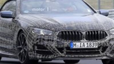 «بي إم دبليو» تختبر سيارتها الجديدة من الفئة الثامنة (صور)