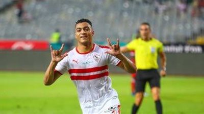 مصطفى محمد يتقدم بالهدف الأول للزمالك أمام جينيراسيون فوت السنغالي 