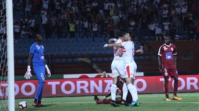 الزمالك يتقدم على جينيراسيون فوت بهدف في الشوط الأول (فيديو)