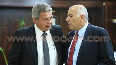 بالصور.. وزير الرياضة يبحث سبل التعاون مع نظيره الفلسطيني