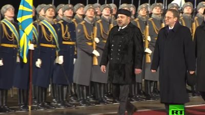 العاهل المغربي يصل روسيا لعقد مباحثات مع بوتين