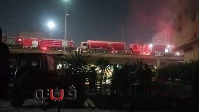 بعد ساعتين.. إخماد حريق مخزن الأحذية بفيصل | صور