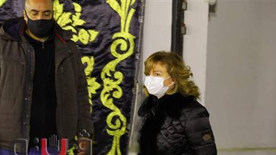 نجوم الفن والشخصيات العامة يشاركون في عزاء محمد الصغير بأكتوبر | صور