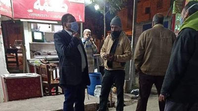 تحرير 22 محضر لمخالفة ارتداء الكمامة بمركز المنيا