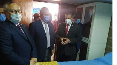 رئيس جامعة الأزهر يفتتح سكن الأطباء بمستشفى الحسين الجامعي