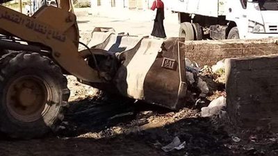 رفع ١٢ طنا من القمامة بمدينة القنطرة شرق بالإسماعيلية | صور