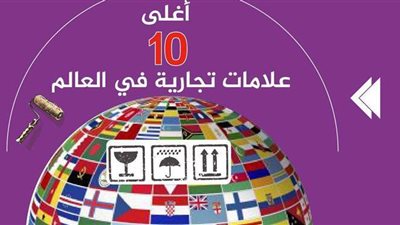أغلى 10 علامات تجارية في العالم| إنفوجراف