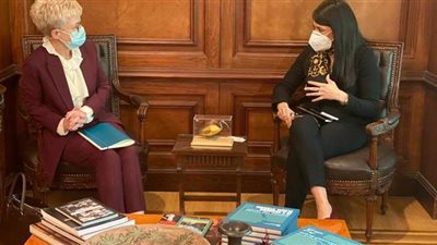 «المشاط» تبحث مع جنرال إلكتريك تعزيز التعاون بين القطاعين الحكومي والخاص