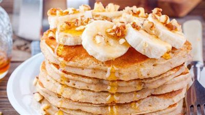 طريقة عمل البان كيك بالموز