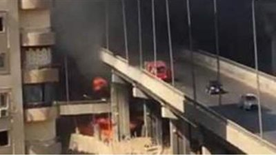 خريطة التحويلات المرورية أعلى الطريق الدائري بسبب حريق فيصل