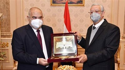 وفد المحكمة الدستورية يهنئ حنفي جبالي برئاسة مجلس النواب