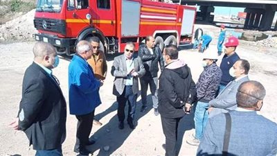 الحماية المدنية بالإسكندرية تُسيطر على حريق أسفل كوبري مرغم