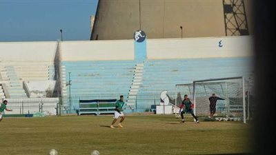 تدريبات خاصة لمهاجمي المحلة في آخر مران قبل مباراة الزمالك | صور