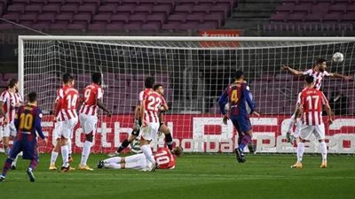 ميسي وجريزمان يقودان برشلونة للفوز على بلباو في الليجا | فيديو