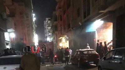 حريق يلتهم مطعما في طنطا | صور