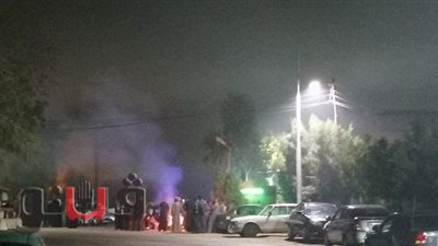 أهالي قرية المحروسة ينتظرون جثمان المخرج محمد عبد النبي | صور