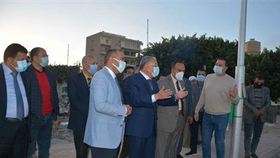 تنفيذ أعمال المرحلة الأخيرة لتطوير كورنيش النيل بالمنيا