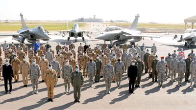 اختتام فعاليات التدريب الجوي المصري الفرنسي المشترك