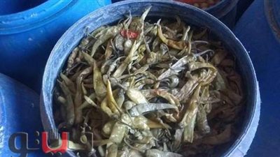 إعدام 5 أطنان مخلل فاسد بالشرقية