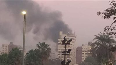 نشوب حريق داخل شقة سكنية بالمنيل