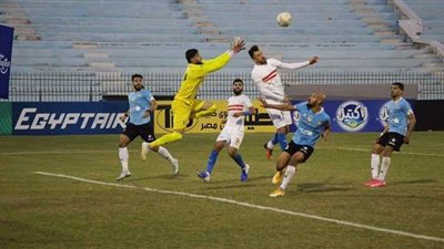 عبده يحيى يتعادل للمحلة فى مرمى الزمالك