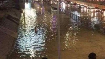 رئيس جهاز 6 أكتوبر: شفط 80% من المياه.. وإصلاح الكسر خلال 4 ساعات