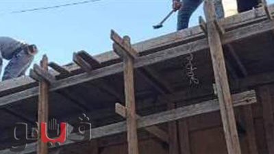 التصدى لحالة بناء على 100 متر ببلبيس في الشرقية